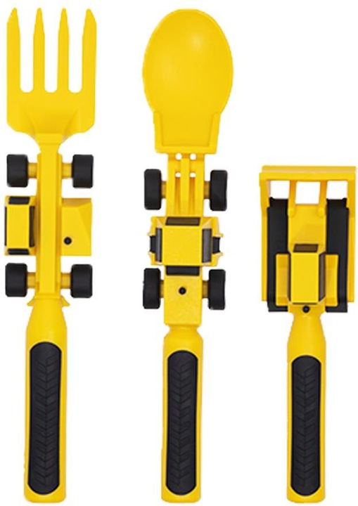 Constructive Eating Construction Site Cutlery Set of 3