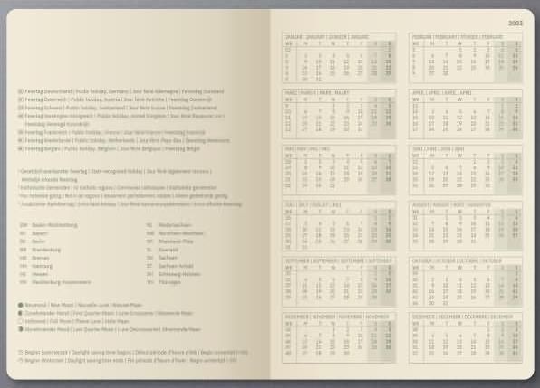 Produktbild Sigel Wochenklender 2023 C2371 lemon yellow, 2S/1W, HC, A6 (A6)