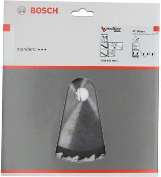 Produktbild Bosch Professional Zubehör PRO Wood Kreissägeblatt, 190 x 2.4 x 20 mm