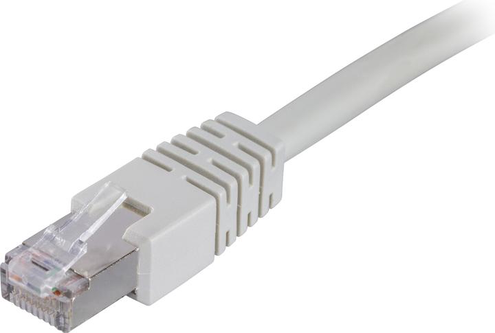 Image du produit Deltaco STP-603 - 0,3 m - Cat6 - F/UTP (FTP) - RJ-45 - RJ-45 - gris (F/UTP, CAT6, 0.30 m)