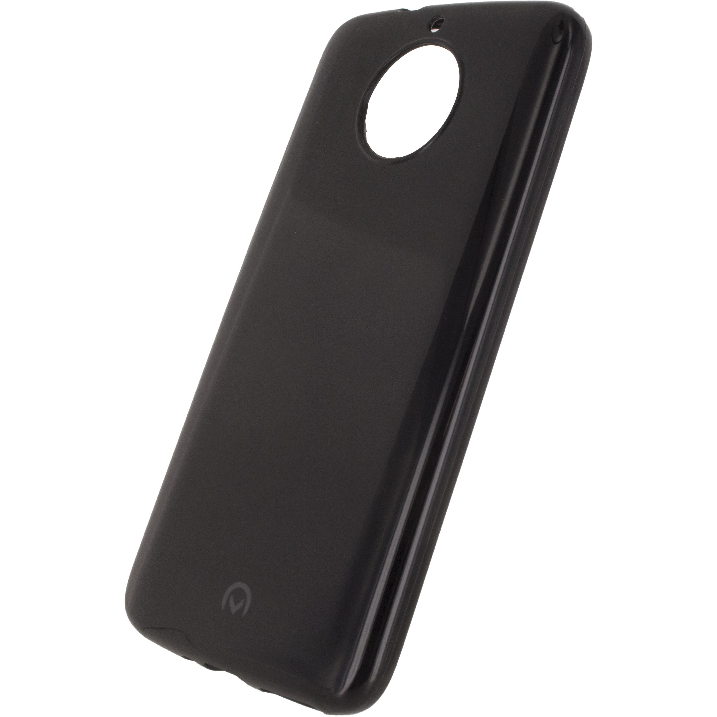 Mobilize Gelee-Hülle (Motorola Moto G5S), Tablet Hülle, Schwarz