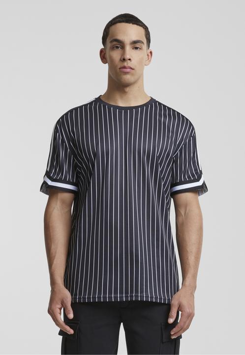 Produktbild Urban Classics Oversized Striped Mesh Tee - 138093 (S)