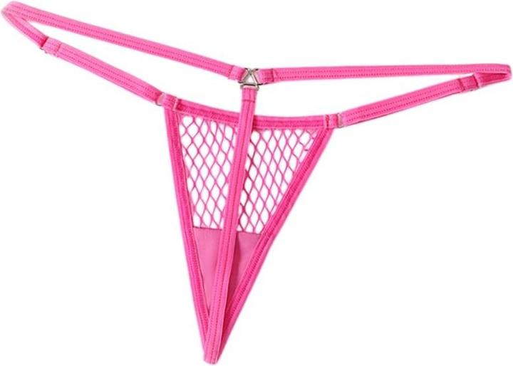 Produktbild Chilirose - CR 4856 MICRO THONG REJILLA NEON PINK L/XL (L, XL)