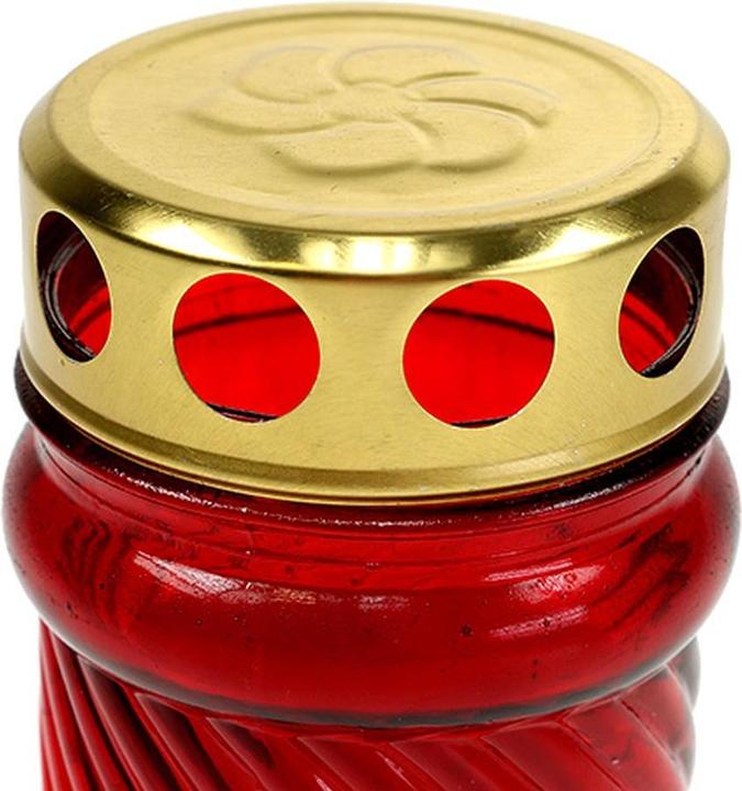 Produktbild Viana Grablicht Glas Rot Ø6cm H10 (1 Stk.)
