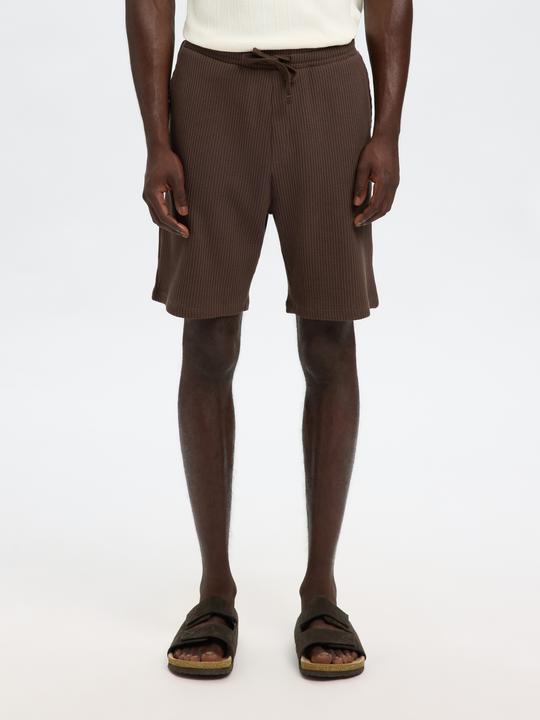 Actual product image Selected Waffelstruktur Shorts