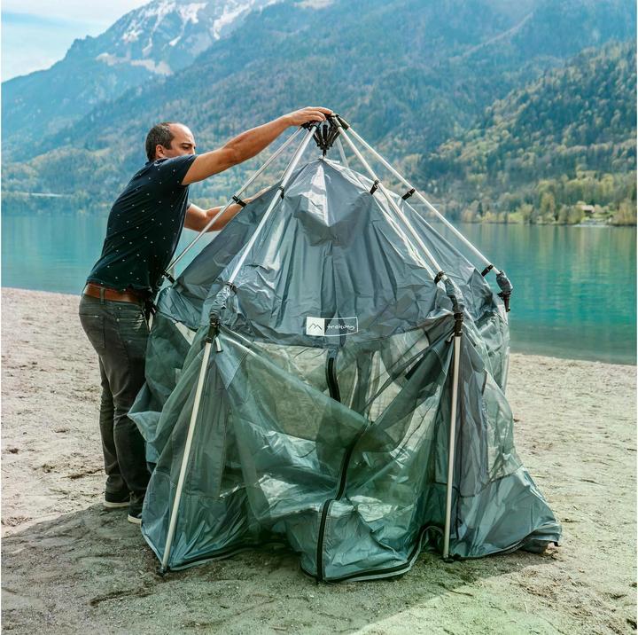 Produktbild Trekony Pop-Up-Zelt Aluminium, Anthrazit, Anzahl Personen: 3 (10.60 kg, 3 Personen)