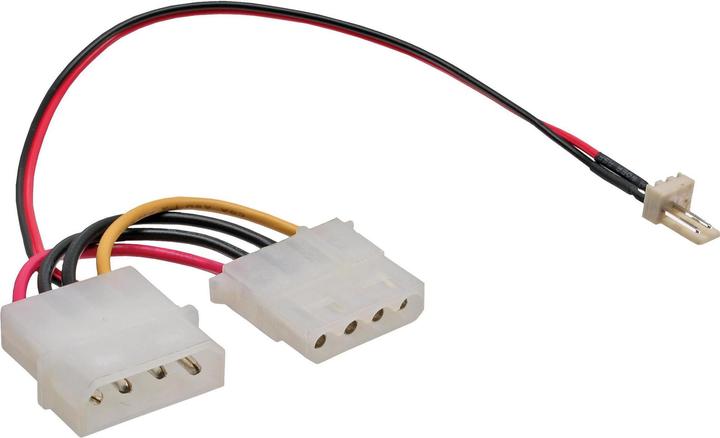 InLine 3-Pin zu 4-Pol Molex Lüfteradapterkabel