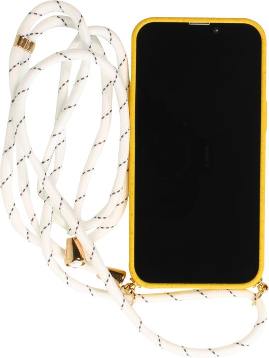 Actual product image PhoneLook Coque Bio Eco-Friendly nature avec cordon collier jaune (Apple iPhone 14 Pro)