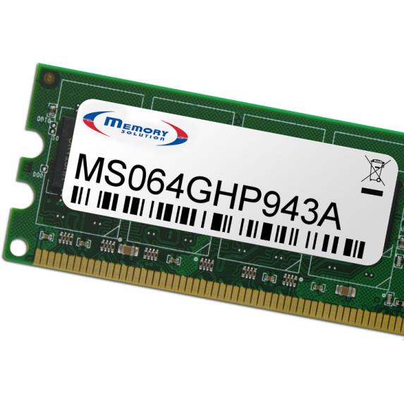 Memorysolution 805358-B21 (HP ProLiant DL580 Gen9 (G9), 1 x 64GB), RAM Modellspezifisch, Grün