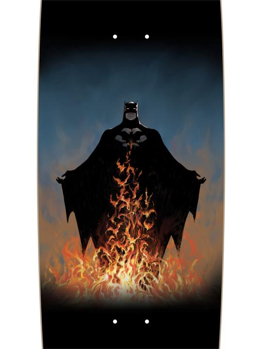 Actual product image Welcome Bat Flames on Popsicle (8.50")