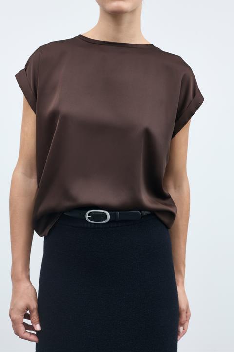 Actual product image Vila VIELLETTE Oberteil mit kurzen Ärmeln (40)