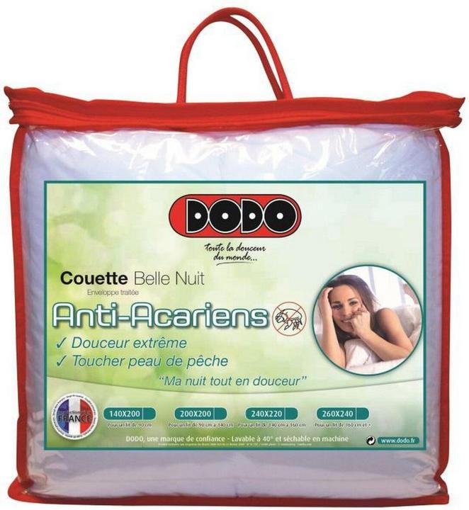 Produktbild Dodo Bettdecke Nice Night 350 g/m² Anti-Staubmilben 200 x 200 cm (200 x 200 cm)