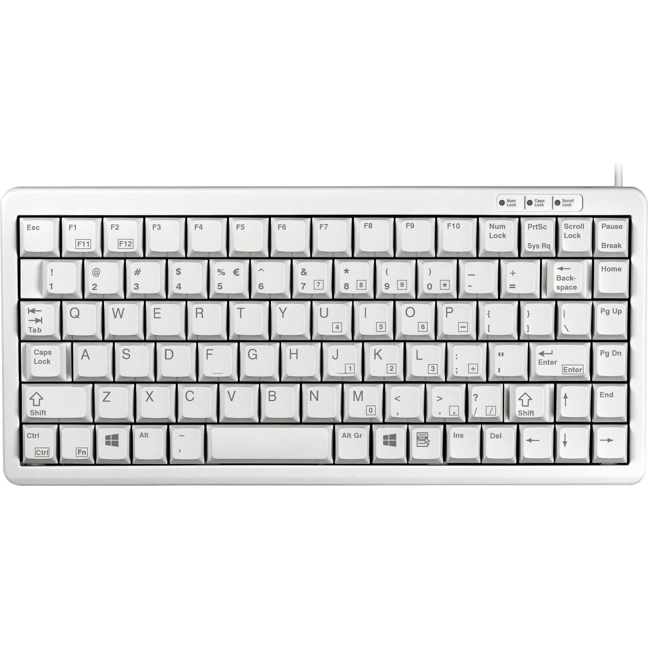 CHERRY G84-4100 (US, Kabelgebunden), Tastatur, Grau