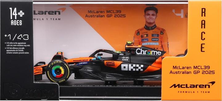 Produktbild Bburago McLaren F1 MCL39 1/43 Norris 2025