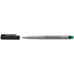 Produktbild Faber-Castell Faber castell Filz für CDs/DVDs, permanent marker super Slim löslich, schwarz, 10 Stück (Schwarz, 10 x)