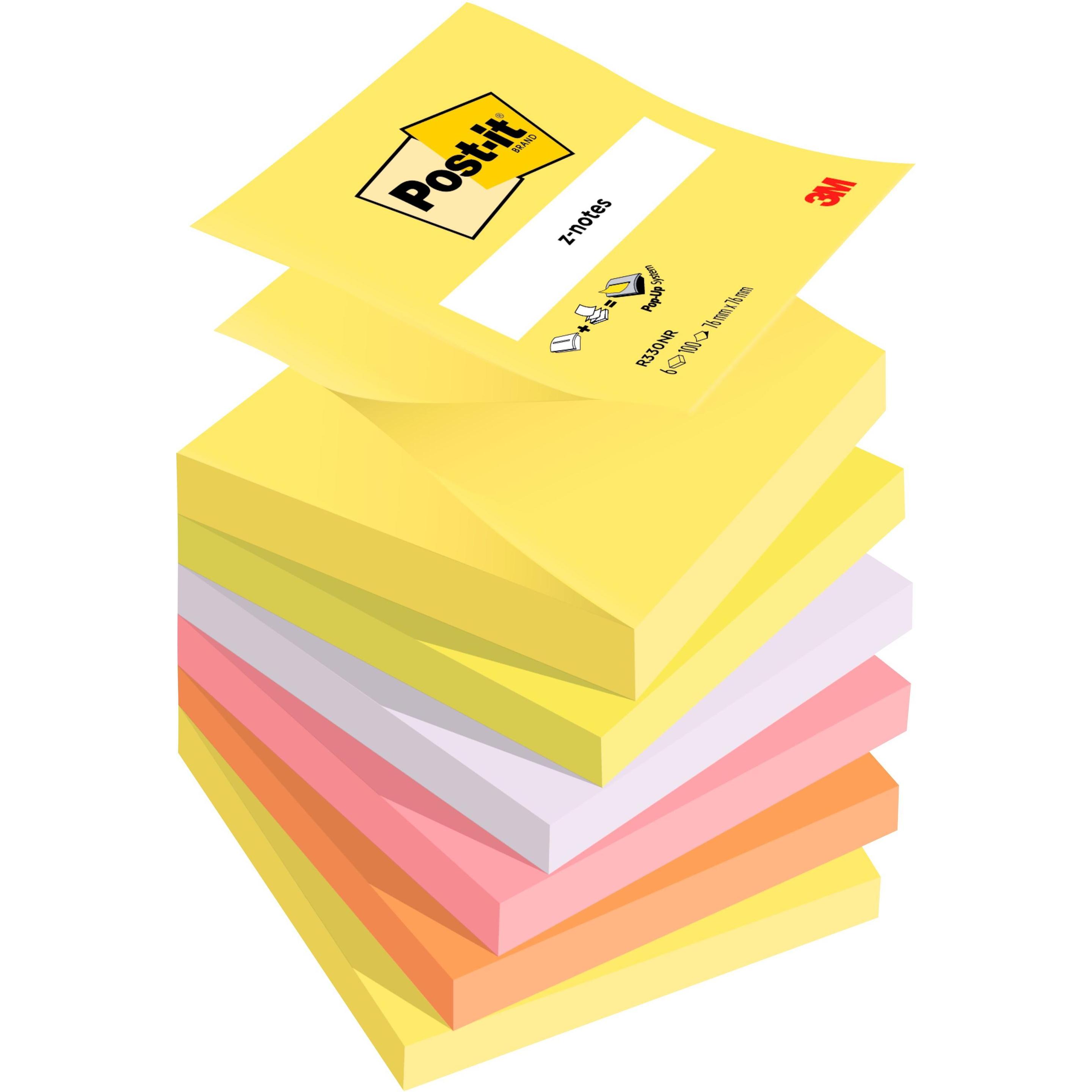 Post-it, Haftnotiz, Z-Notes (76 x 76 mm)