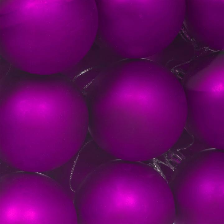 Actual product image Relaxdays - Weihnachtskugeln 50er Set, Pink/ Silber (50 -part)