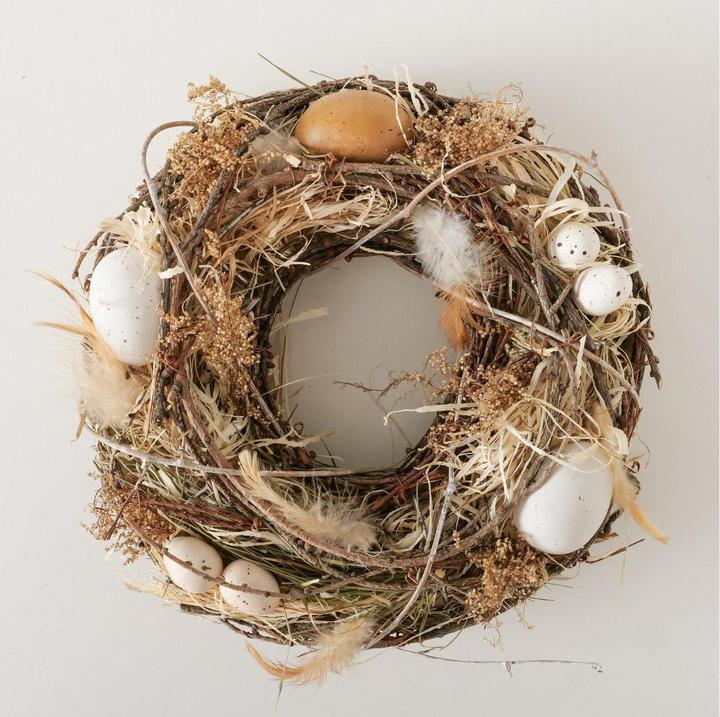 Produktbild Boltze Home Boltze Osterkranz Pascua Natur, 25 x 7.5 cm, Verpackungseinheit