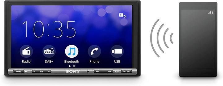 Actual product image Sony XAV-AX3250 (Android car, Apple Carplay)