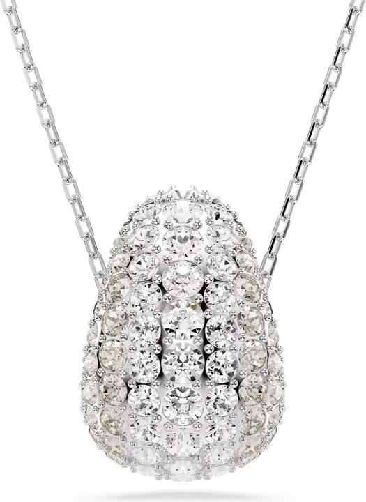 Productafbeelding Swarovski Sublima halsketting rondgeslepen wit (Swarovski metaal, 45 cm)