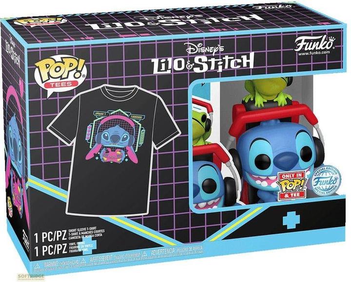 Produktbild Funko Set figure POP & Tee Disney Stitch Gamer Stitch with Frog