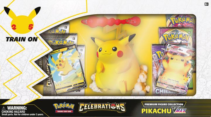 Actual product image Pokémon Celebrations Pikachu Vmax Premium Figure Collection (English, Box Set & Collection)
