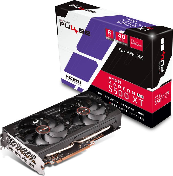 Produktbild Sapphire Radeon Pulse RX 5500 XT (8 GB)