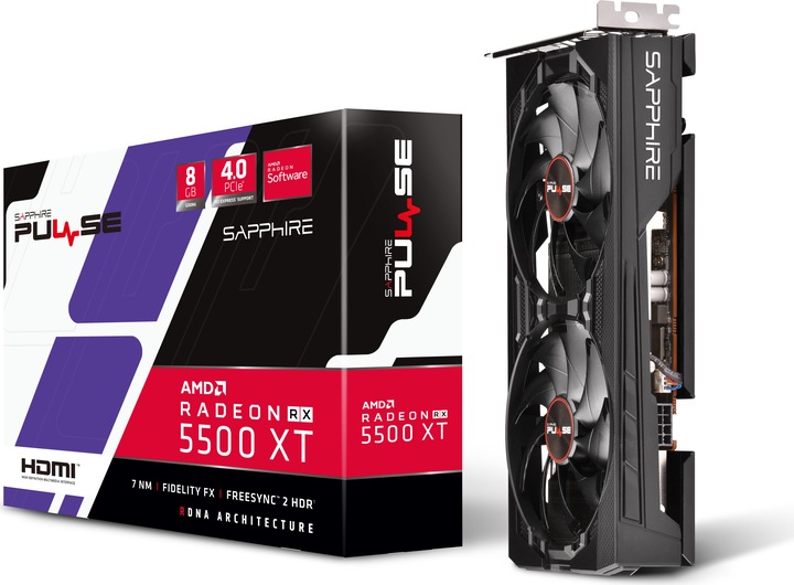 Produktbild Sapphire Radeon Pulse RX 5500 XT (8 GB)
