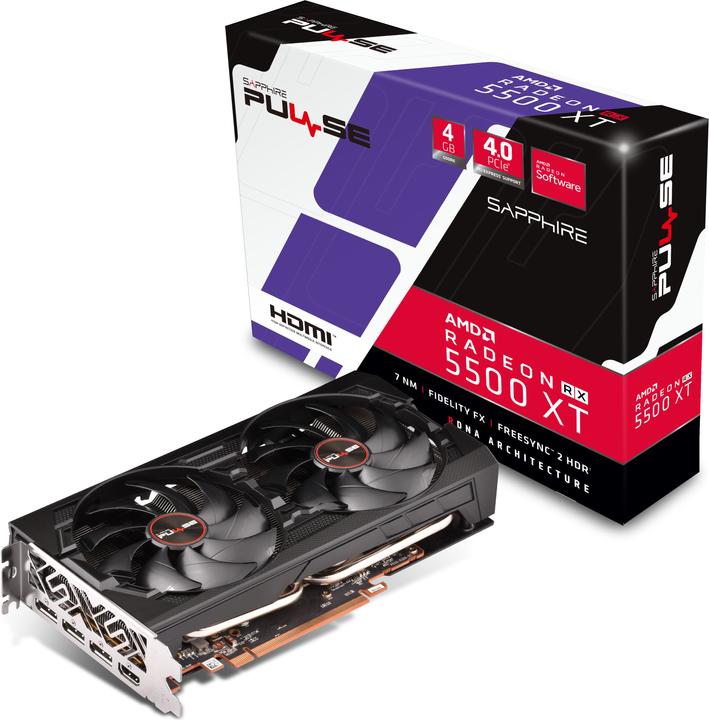 Produktbild Sapphire Radeon RX 5500 XT Pulse (4 GB)