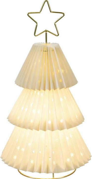 Konstsmide Decorative paper tree with star, Transformer IP20
