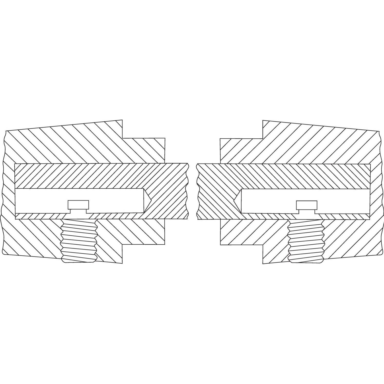 Thumbnail - Halcö, Türgriff + Fenstergriff, Drückerstift ø 8x100mm mit Achsialbohrung Türbeschlag Türgriffe Stahl verzinkt (Türgriff...