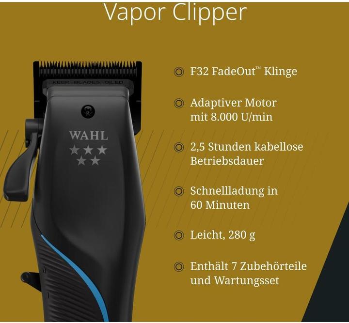 Actual product image Wahl Vapor F32 Fadeout Blade Haarschneider