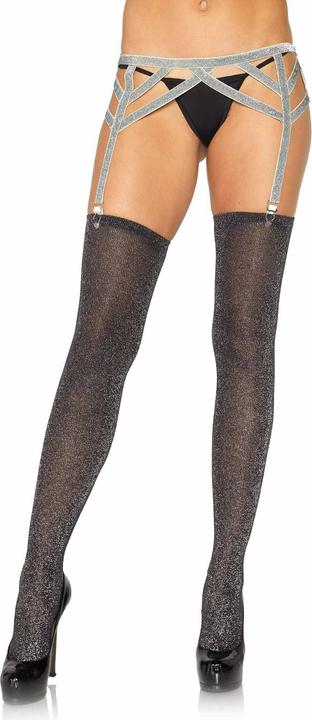 Produktbild Leg Avenue Lurex elastic garter belt (One Size)