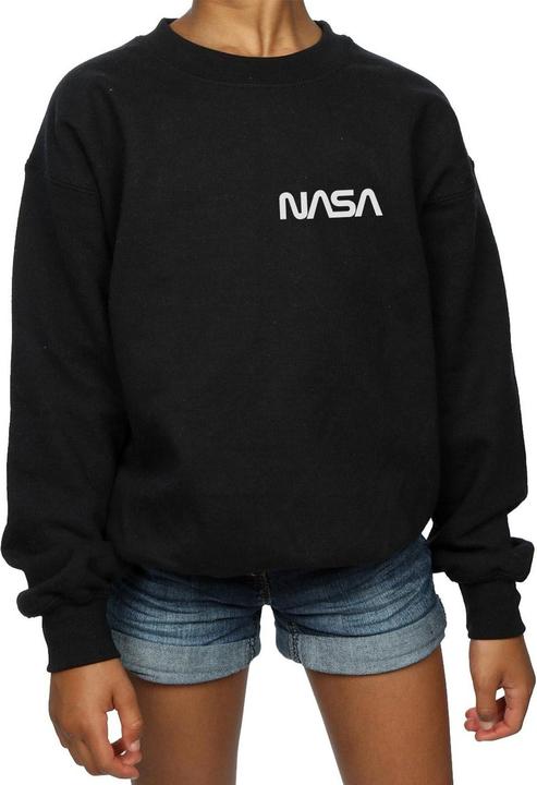 Produktbild Nasa Modern Logo Chest Sweatshirt Mädchen (152, 158)