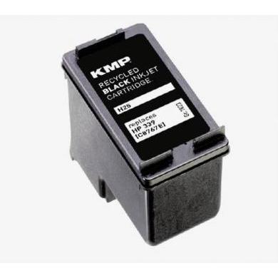 Thumbnail - KMP, Druckerpatrone, H25 Tintenpatrone kompatibel mit HP C 8767 E (BK)