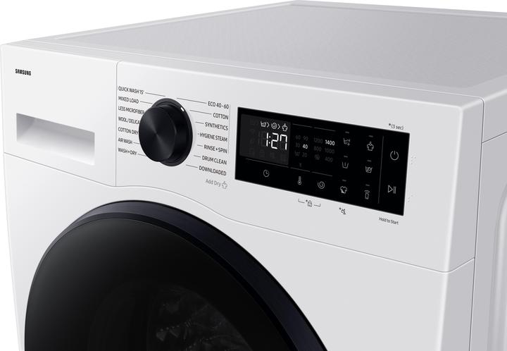 Actual product image Samsung WD11DG5B15B Front-loading washing machine, white