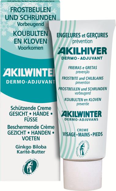 Produktbild Akileïne Dermo Akilwinter Creme Frostbeulen (Fusscrème & Fussgel, 75 ml)