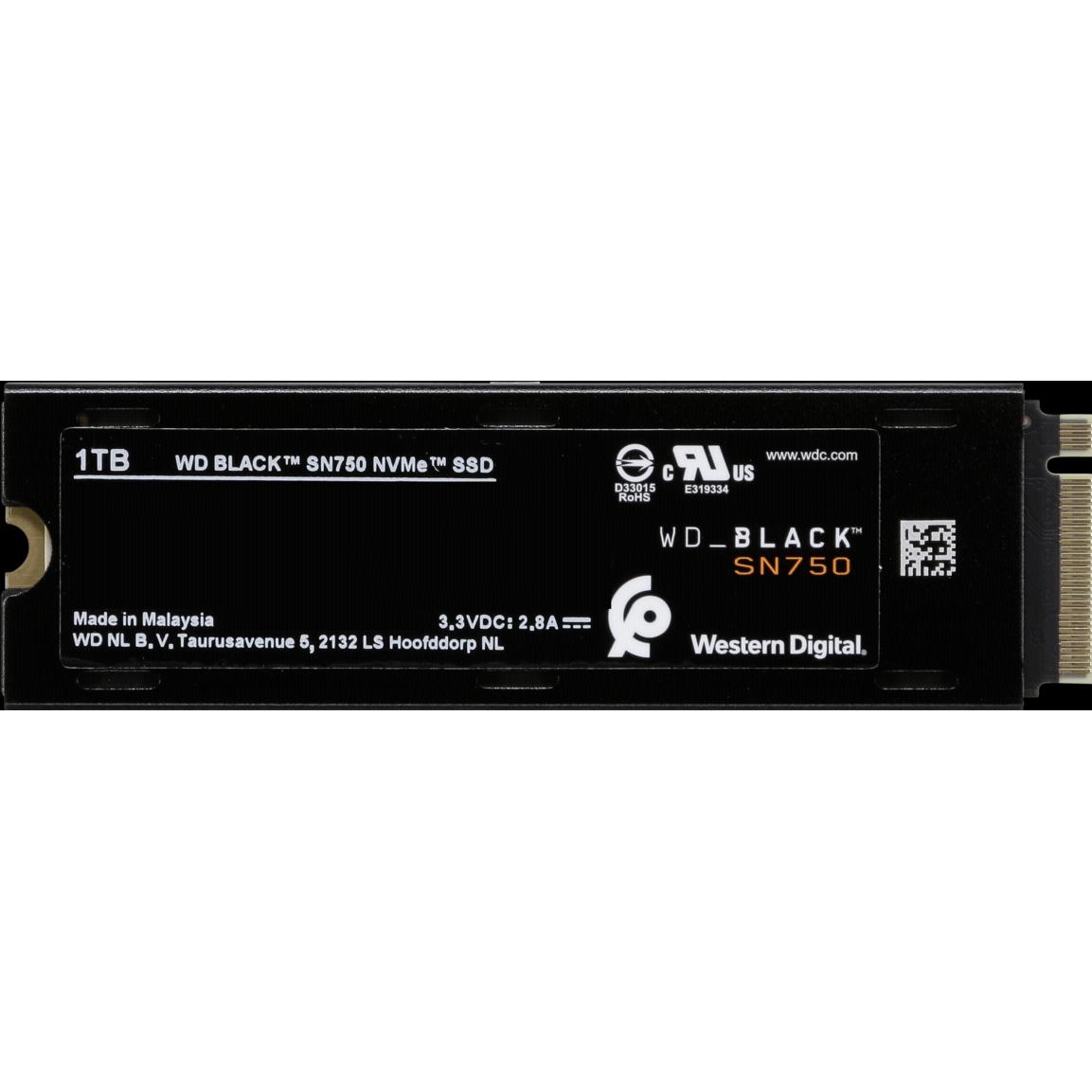 WD Black SN750 (1000 GB, M.2 2280), SSD