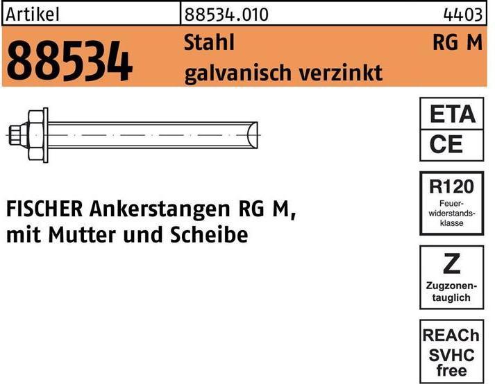 Produktbild Fischer Ankerstange RG M16x380 5.8 (10 Stk.)