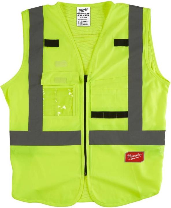 Produktbild MGA Milwauk Reflektorweste Gelb-2XL/3XL, Phosphorito, 0, Rot, 0 (XXL, 3XL)