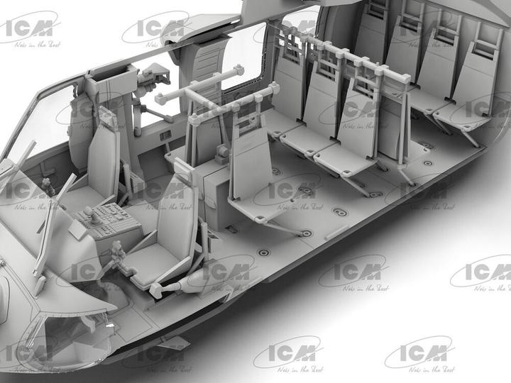 Immagine prodotto ICM MH-60L Black Hawk, elicottero delle forze speciali americane (100% nuovi stampi)