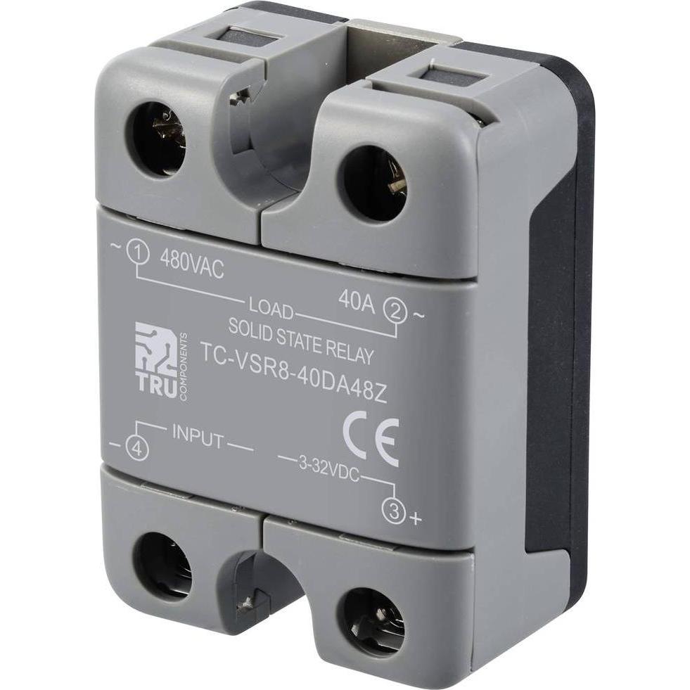 Tru Components Halbleiterrelais TC-12705360 40 A Schaltspannung (max.): 480 V/AC, Relais