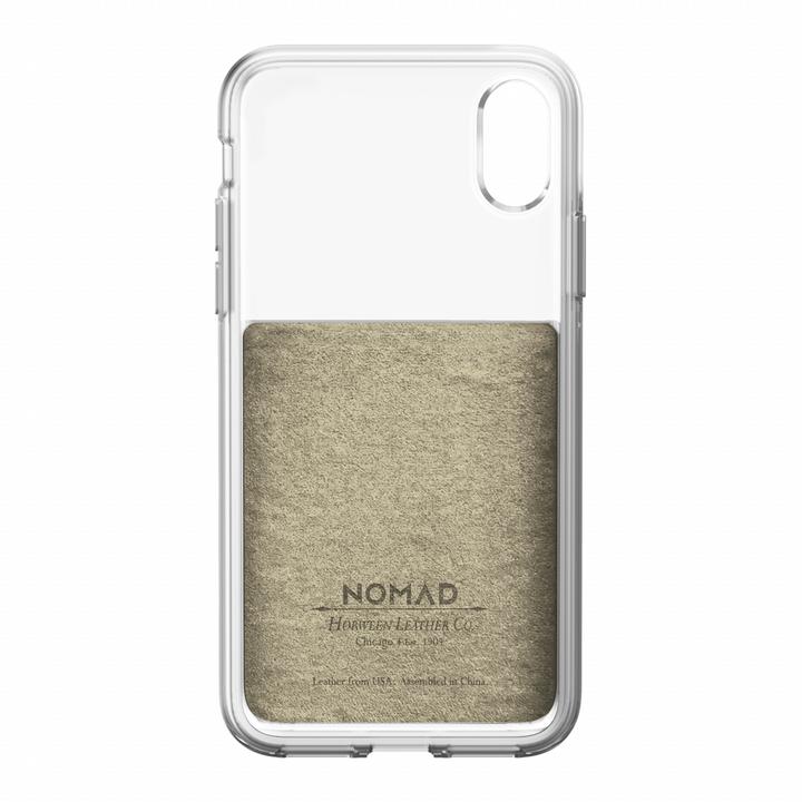 Image du produit Nomad Étui en cuir transparent brun iPhone X / Xs (Apple iPhone X, Apple iPhone XS)
