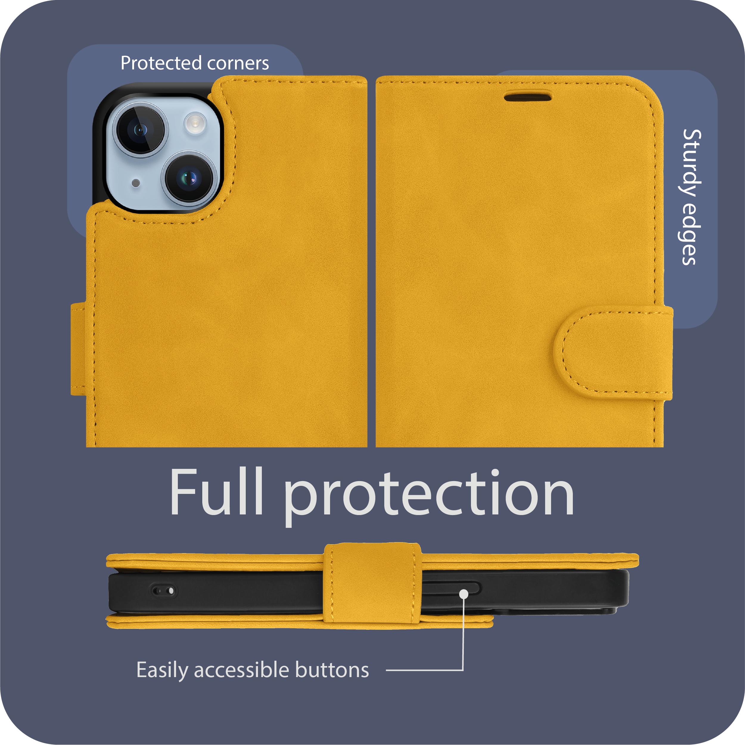 Cazy Abnehmbare Brieftaschenhülle für iPhone 14, Abnehmbare Hülle, Magfit, 2-in-1-Design, Kartenschlitze (Apple iPhone 1...