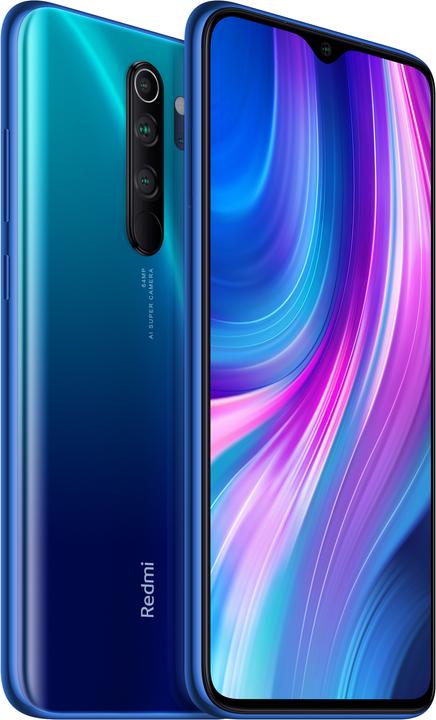 Produktbild Xiaomi Redmi Note 8 Pro (128 GB, Ocean Blue, 6.53", Hybrid Dual SIM, 4G)