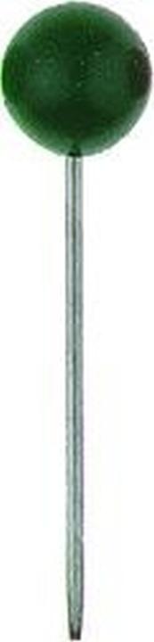 Alco Map pin, (PS) head, 16 mm, Ø 5 mm, dark green, 100 pieces