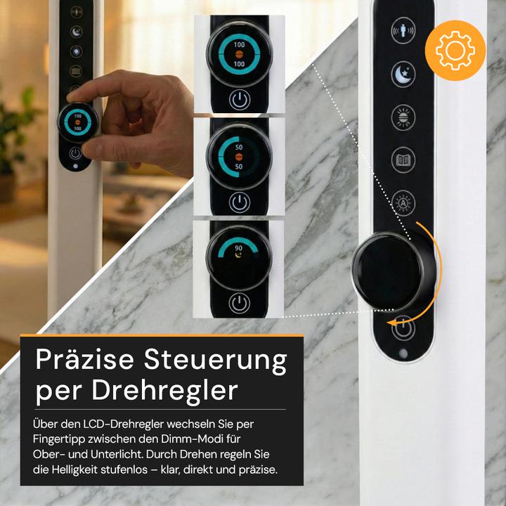 Produktbild Enovalite LED Büro-Stehleuchte Up&Down mit Sensor