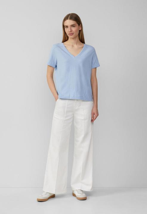 Immagine prodotto S.Oliver T-Shirt T-Shirt aus Flammgarn mit V-Ausschnitt (38)