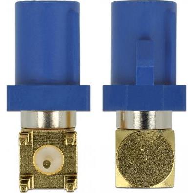 Thumbnail - Delock FAKRA C plug 90° PCB, Elektronikkabel + Stecker, Blau