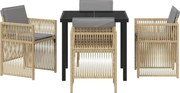 Produktbild vidaXL Garten Essgruppe (140 x 140 x 73 cm)